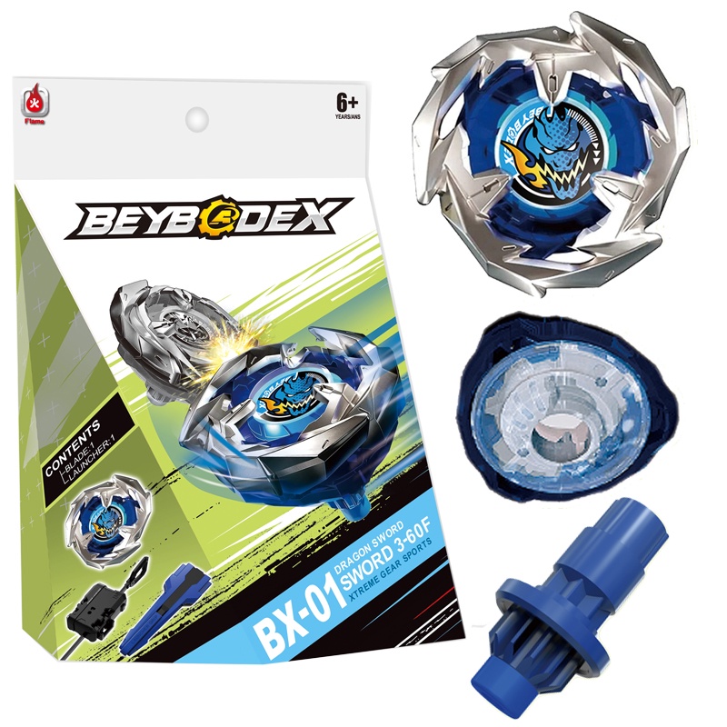 เบย์เบลด X BX-01 Dragon Sword Beyblade Xtreme พร้อมชุดตัวปล่อยกริป สําหรับเด็ก ของขวัญวันเกิด
