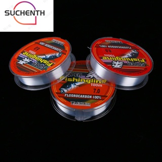 Suchenth สายเชือกตกปลา คาร์บอนฟลูออโรคาร์บอน 100% 0.8-6LB ยาว 100 ม. คุณภาพสูง