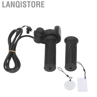 Lanqistore 48V Electric Bike Throttle Sensitive Handle Grip with Key for Safe Riding