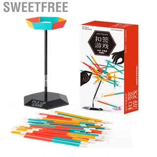 Sweetfree Stacking Sticks Game  Prevent Scratches Kids Toy Endless Fun for Daily Use
