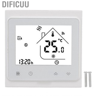 Dificuu Home Temperature Controller  Accurate AC95‑240V WIFI Thermostat Adjustable Brightness for Water Heating