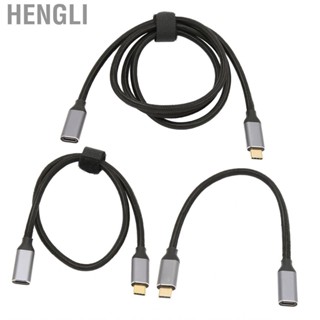 Hengli USB C Extension Cable 10Gbps Data Sync 100W Power Delivery 4K 60Hz Video Output with E Marker