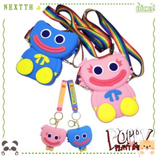 Nextth กระเป๋าสะพายไหล่ ลาย Huggy Wuggy สีฟ้า สําหรับแฟนเกม