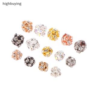 [highbuying] ลูกปัดคริสตัล พลอยเทียม 6 มม. สําหรับทําเครื่องประดับ สร้อยคอ สร้อยข้อมือ DIY 50 ชิ้น ต่อล็อต