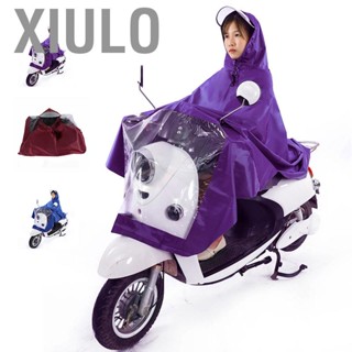 Xiulo Rain Ponchos Portable Thickening Widening Long  Full Body Adult Electric Vehicle Motorcycle Raincoat