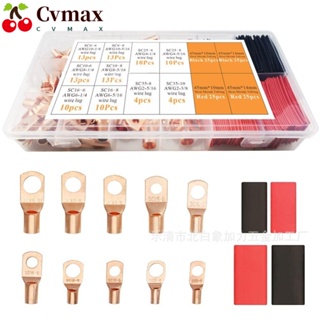 Cvmax สายเคเบิลแบตเตอรี่ ทองแดง 10 ขนาด AWG2 4 6 8 10 12 200 ชิ้น แผงพลังงานแสงอาทิตย์ 100 ชิ้น