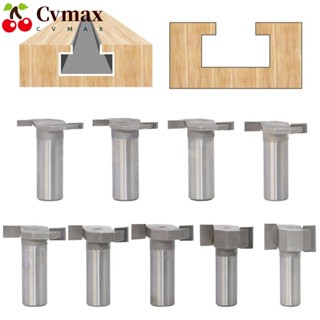 Cvmax ดอกสว่านเราเตอร์ อัลลอยแข็ง ก้าน 1/2 นิ้ว ทนทาน DIY สําหรับทําความสะอาดด้านล่าง