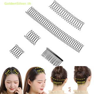 Goldensilver กิ๊บติดผมหน้าม้า สีเงิน มองไม่เห็น อุปกรณ์เสริมจัดแต่งทรงผม แบบมืออาชีพ สําหรับผู้ใหญ่