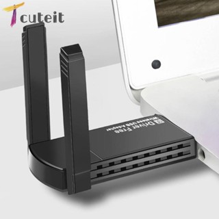 Tcuteit อะแดปเตอร์ไวไฟ USB 650Mpbs 5G 2.4G สําหรับ PC Windows Vista XP Win7 8 10 11