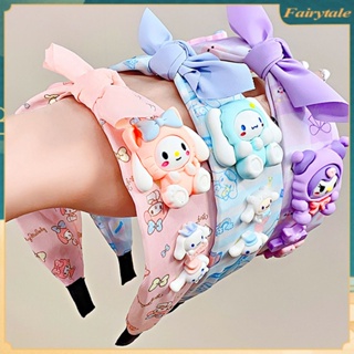 ❀ Sanrio ที่คาดผมน่ารัก My Melody Cinnamoroll Kuromi Wash Face Band ที่คาดผมเด็กผู้หญิงน่ารักเครื่องประดับผมสาวของขวัญ