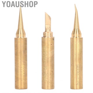 Yoaushop Soldering Iron Tip Replacement Electric Bit Oxygen Free Copper Station for 936