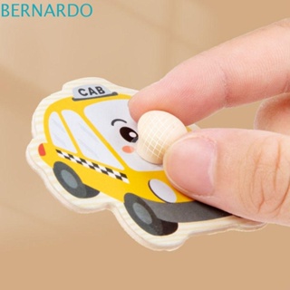 Bernardo บล็อคตัวต่อไม้ รูปสัตว์ ผลไม้ 3D ของเล่นเสริมการเรียนรู้เด็ก