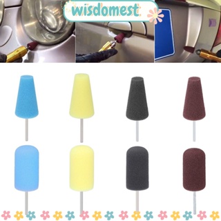 ❀WISDOMEST❀ ล้อขัด ตัวแทนขัดรถ ด้ามจับขัด ฟองน้ำขัดเงา กรวยฟองน้ำโลหะ แผ่นโฟมโลหะ การบำรุงรักษารถยนต์ เครื่องมือทำความสะอาดรถยนต์