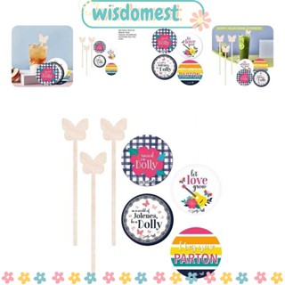 Wisdomest ชุดที่รองแก้ว เป็นมิตรกับสิ่งแวดล้อม สร้างสรรค์ 7 ชิ้น