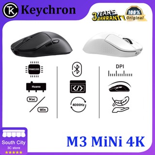 Keychron M3 MiNi 4K the third mock เมาส์เกมมิ่งบลูทูธไร้สาย แบบพกพา สไตล์นอร์ดิก 52840 สําหรับโน้ตบุ๊ก สํานักงาน