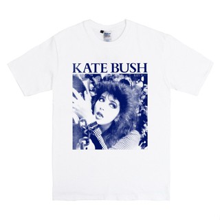 [S-5XL]ผ้าฝ้าย 100% เสื้อยืด ลาย Kate Bush สไตล์วินเทจ