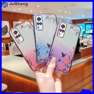 Jusheng เคสโทรศัพท์มือถือ ลายผีเสื้อกระพริบ สําหรับ vivo Y31 Y51 Y51S MMHY