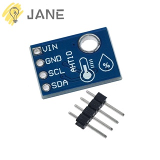 Jane โมดูลเซนเซอร์วัดอุณหภูมิ และความชื้น 1.8-6.0V AHT10 I2C ความแม่นยําสูง DIY 10 ชิ้น