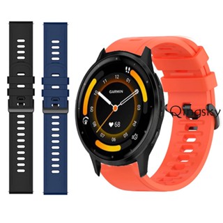 สายนาฬิกาข้อมือซิลิโคน แบบเปลี่ยน สําหรับ Garmin Venu 3 Venu2