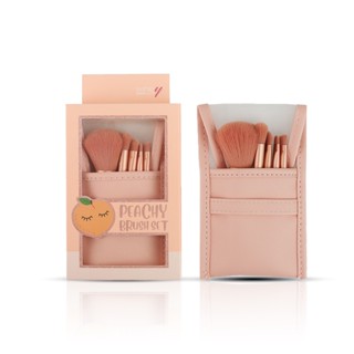 ASHLEY PEACHY BRUSH SET #AA-192 : แอชลี่ย์ เซต แปรงปัดแก้ม 5 ชิ้น  @abcmall