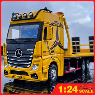 Klt โมเดลรถบรรทุกเบนซ์ 1:24 Actros1851 โลหะอัลลอย ของเล่นสําหรับเด็กผู้ชาย