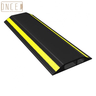 【ONCEMOREAGAIN】D40 (40mm) Floor Cable Protection Cover Durable Rubber Trunking for Cable Safety