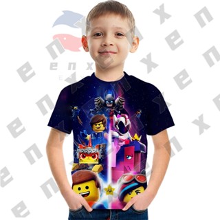 Roblox เสื้อยืดคอกลม แขนสั้น พิมพ์ลายการ์ตูนเกม 3D แฟชั่นฤดูร้อน สําหรับเด็กผู้ชาย *3-13 ปี *110-160*