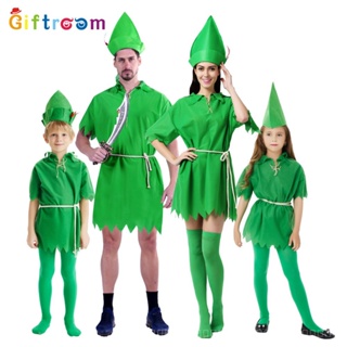 [0714]SHWZ-COS-QZZ Theme Party Couple Parent-Child Clothes Peter Pan Props Ds Performance Costumes Animation  Comic  Halloween  Parent-child clothing Gift Couple clothing  COSPLAY