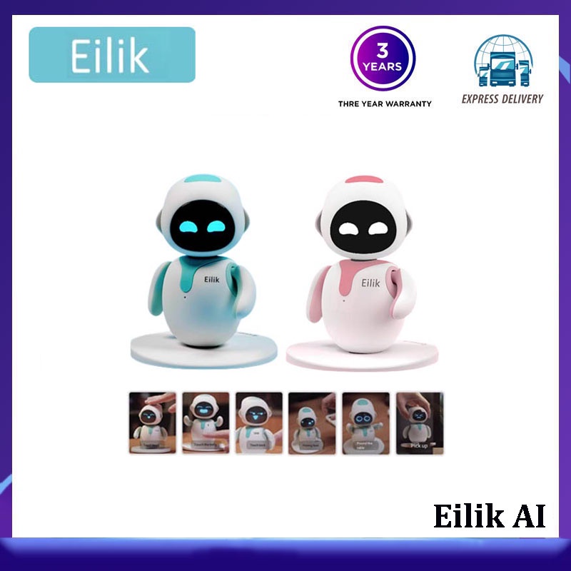 (ในสต็อก) Eilik Smart Robot A Little Companion Bot พร้อมสนุกไม่มีที่สิ้นสุด (ผลิตภัณฑ์ TIKTOK VIRAL)