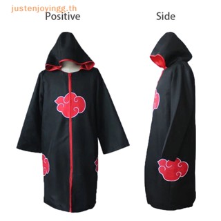 { Justenjoyingg.th } เสื้อคลุมคอสเพลย์อนิเมะ Akatsuki itachi คุณภาพดี