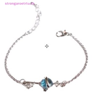 Strongaroetrtu สร้อยข้อมือ จี้ดาวเคราะห์ ดาวตก สีฟ้า สไตล์เกาหลี สําหรับนักเรียน เพื่อน คู่รัก เครื่องประดับ งานฝีมือ ของขวัญมิตรภาพ