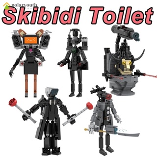 Skibidi toilet บล็อคตัวต่อ รูปหุ่นยนต์ Titan สําหรับห้องสุขา