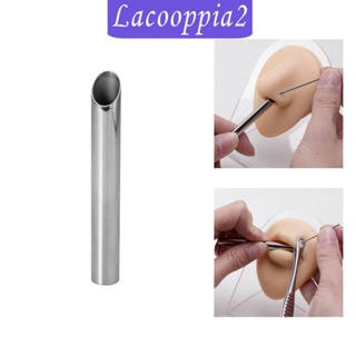 [Lacooppia2] หลอดเหล็ก ขัดเงา สําหรับเจาะร่างกาย จมูก คิ้ว