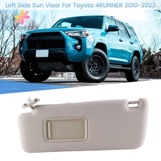 ที่บังแดดรถยนต์ ABS พร้อมกระจก สีเบจ สําหรับ Toyota 4RUNNER 2010-2023 74320-35A91-B1