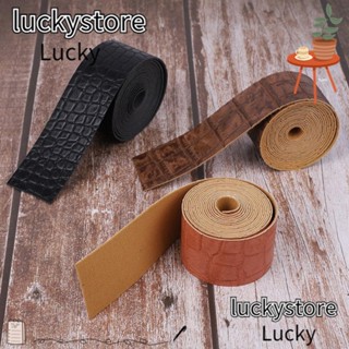 Lucky สายนาฬิกาข้อมือหนังจระเข้ ทนทาน DIY สําหรับงานฝีมือ