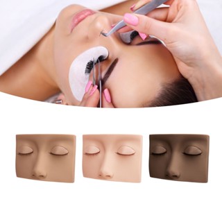 Master Sculptor Lash Mannequin HEAD ซิลิโคนที่ถอดออกได้เปลี่ยน Eyelash สำหรับการฝึกอบรม