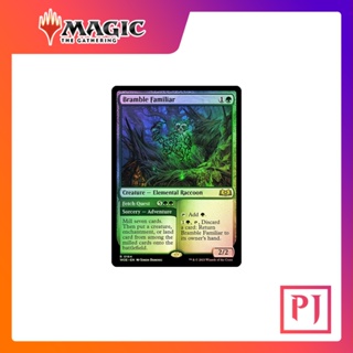 [MTG] Bramble Familiar // Fetch Quest [WOE] [GREEN] [RARE] [FOIL] [ENG] (การ์ดเมจิค / Magic the Gathering)