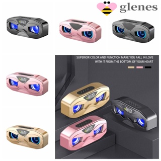 Glenes M5 ลําโพงซับวูฟเฟอร์สเตอริโอ บลูทูธ M5 รองรับการ์ด TF ลายนกฮูก M5 วิทยุ FM