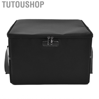 Tutoushop Fireproof Box File Storage Organizer  Static Collapsible Docume HG