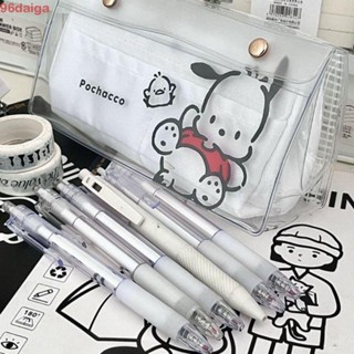 กระเป๋าดินสอ PVC แบบใส กันน้ํา ลายการ์ตูน DAIGA Pochacco น่ารัก สไตล์เกาหลี สําหรับใส่เครื่องเขียน โรงเรียน