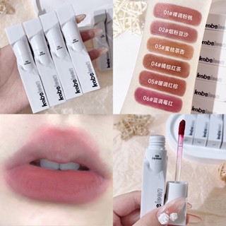 Kakashow ลิปสติก เคลือบกํามะหยี่ เนื้อแมตต์ 6 สี ไม่ติดถ้วย