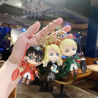 0830YWJJ Harry Potter Hand-Made Doll Key Chain Anime Automobile Hanging Ornament Doll Cartoon Hanging Ornaments Bag Keychain Comic  Garage Kit  Animation  AOIP