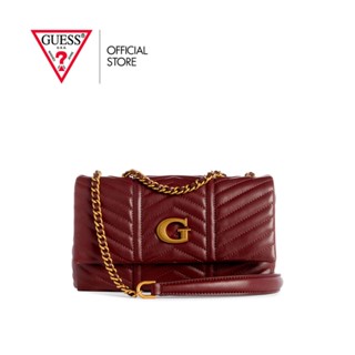 GUESS กระเป๋าสะพายผู้หญิง รุ่น QB897621 LOVIDE CONVERTIBLE XBODY FLAP สีแดง