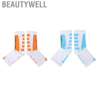 Beautywell Foot Sleeves  Sectional Compression Ankle Protection Sports Heel Socks for Running