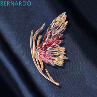Bernardo เข็มกลัด รูปผีเสื้อ ประดับเลื่อม พลอยเทียม สไตล์เกาหลี หลากสี สําหรับวัยรุ่น