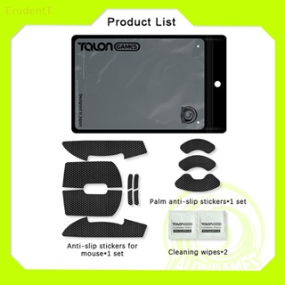 [ErudentT] เทปสติกเกอร์ กันลื่น กันเหงื่อ น้ําหนักเบา สําหรับเมาส์เล่นเกม สเก็ต G Pro Wireless X Superlight Viper Ultimate [ใหม่]