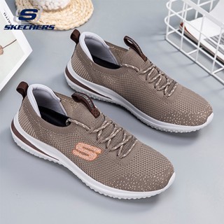 Skechers_ รองเท้ากีฬาลําลอง แบบผูกเชือก ทรงหลวม ขนาดใหญ่ สําหรับผู้ชาย