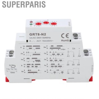 Superparis Electronic Repeat Relay Multifunction Time AC 230V for Office Building