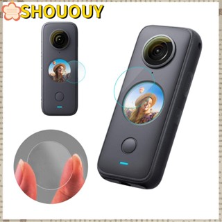 Shououy ฟิล์มกันรอยหน้าจอกล้อง อุปกรณ์เสริม สําหรับ Insta360 ONE X2 2 ชุด