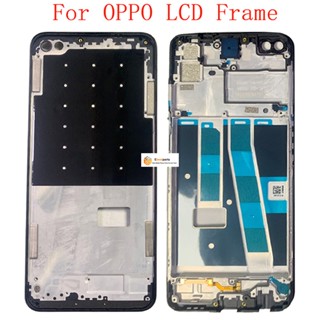 Guoyin- กรอบโลหะ หน้าจอ LCD อะไหล่ซ่อมแซม สําหรับ OPPO A94 A92 A74 A95 A72 A52 A53 A91